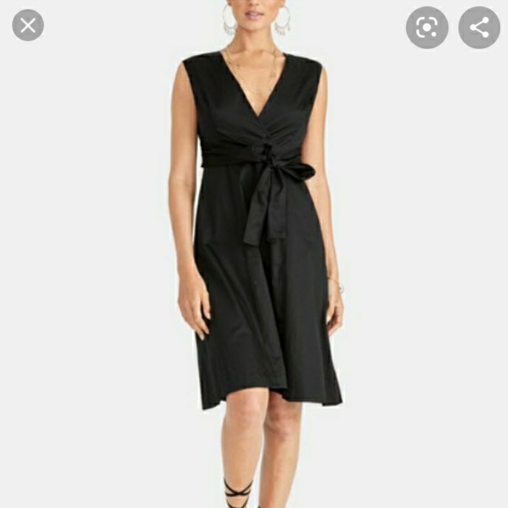 Rachel Rachel Roy Women Sleeveless Front Tie Dress
